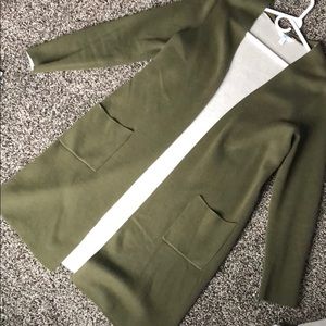 Forest green cardigan size 4-6